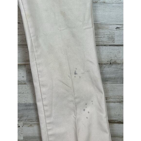 VTG 70s Sears “Put On Shop” Jeans Destroyed Workwear USA Distressed Flare 29x31 - Picture 4 of 14